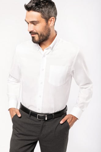 Kariban Men's long sleeve easy care oxford shirt [K533]