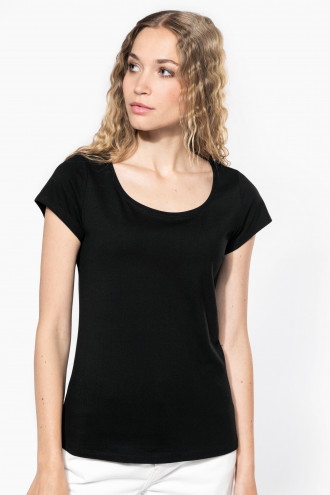 Kariban Ladies boat neck short sleeve t-shirt [K384]