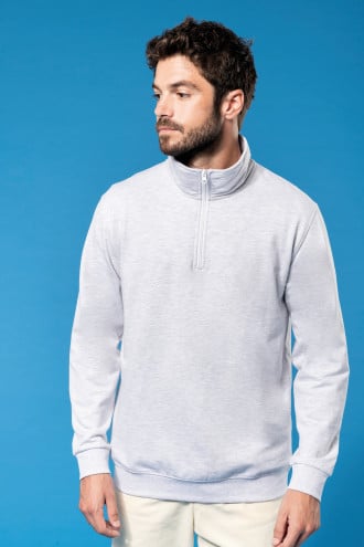 Kariban Zipped neck sweatshirt [K478]