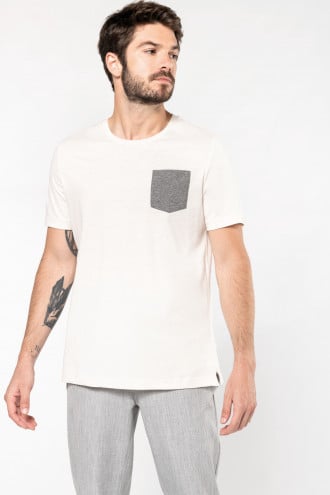 Kariban Organic cotton T-shirt with pocket detail [K375]