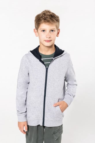 Kariban Kids full zip hooded sweatshirt [K486]