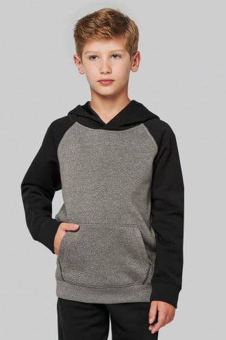 ProAct Kids two-tone hooded sweatshirt [PA370]