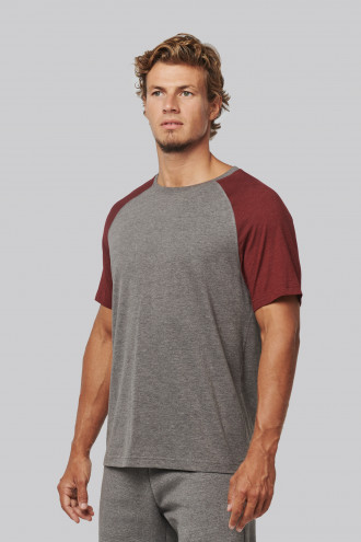 ProAct Adult two-tone sports short sleeve t-shirt [PA4010]