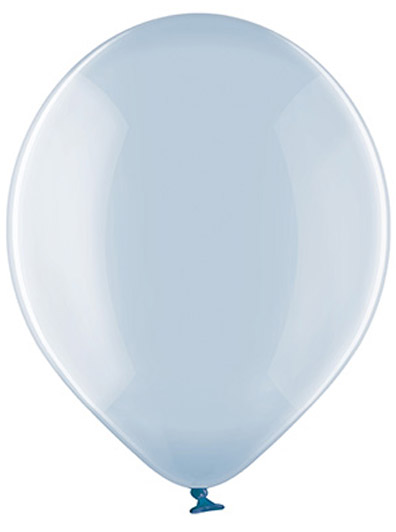 Kristal Ø 27cm Ttransparant blauw