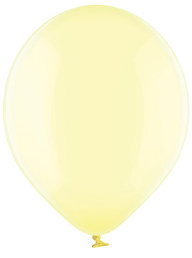 Kristal Ø 27cm Transparant geel