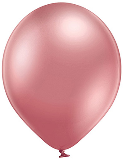 Glossy metallic Ø 30cm Roze