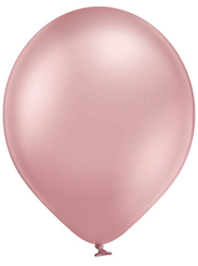 Glossy metallic Ø 30cm Licht roze