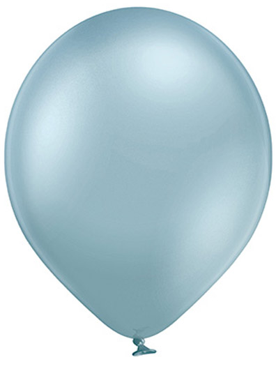 Glossy metallic Ø 30cm Licht blauw