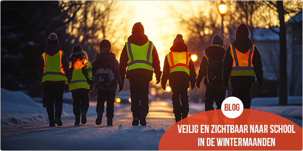 Veilig en zichtbaar naar school in de wintermaanden